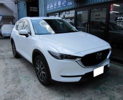 CX-5 ガーニッシュ取り付け