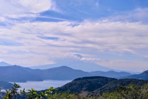 芦ノ湖を望む　絶景