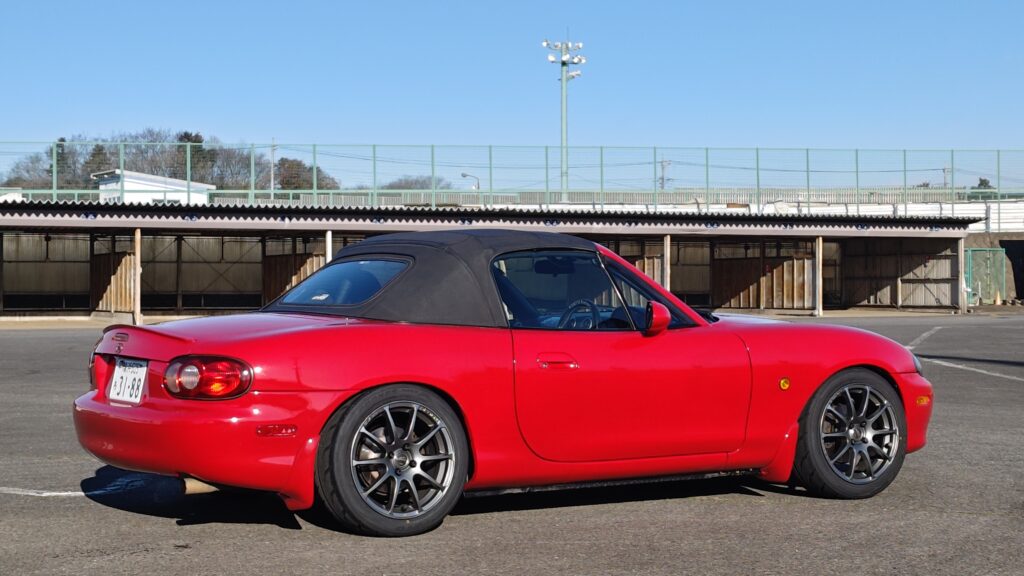 NB6C ロードスター KW V3racing車高調、OS技研スーパーロックLSD、ジーバート防錆