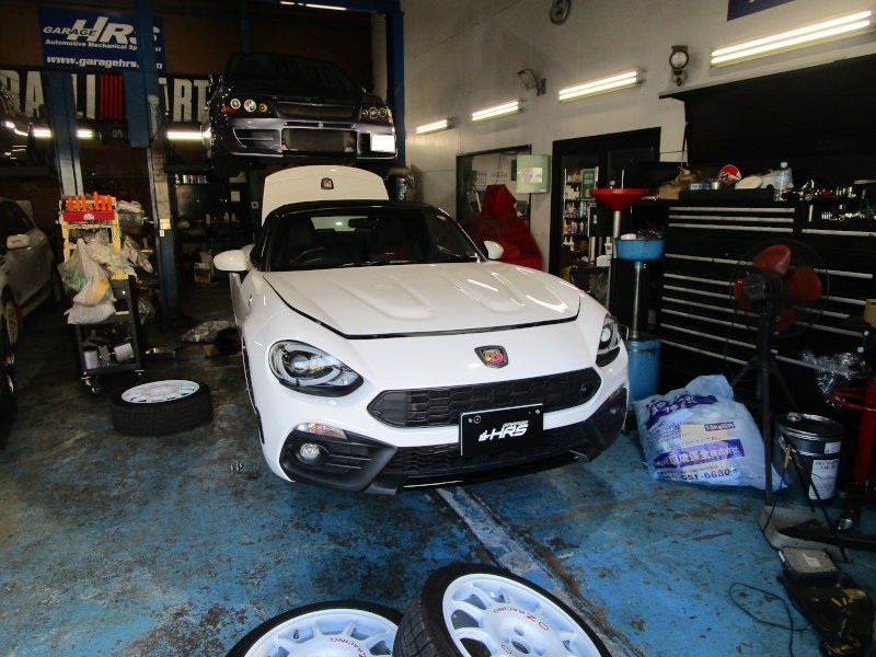 NF2EK アバルト124スパイダー ST車高調(KW製)