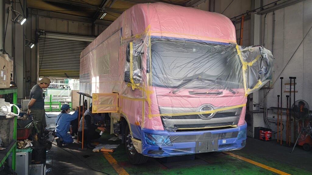 11月7日（金） 検診車 防錆