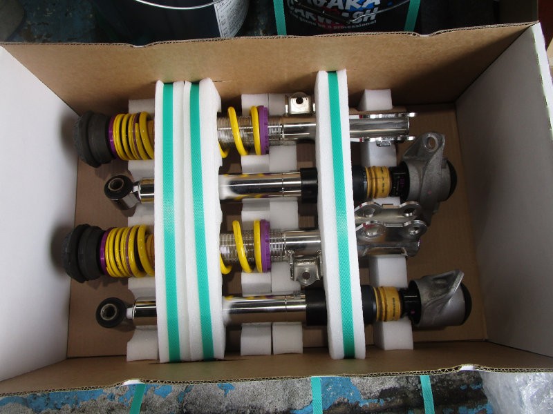 GRヤリス　KW V3車高調のオーバーホール