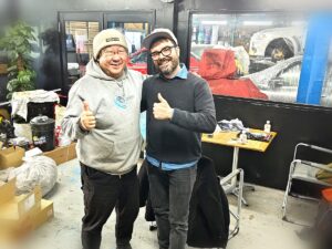 HRSを訪ねたイタリアンスーパーバトルのアレッシオさん