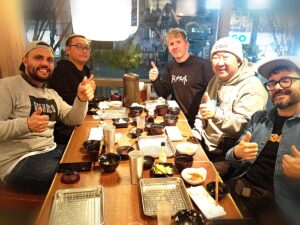 アレッシオさんやターザン山田さんとの賑やかな集い