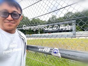 サーキットでの木下隆之選手